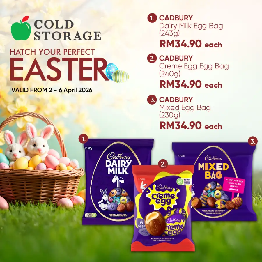 Cold Storage Malaysia Easter Sale | Ends 6 Apr