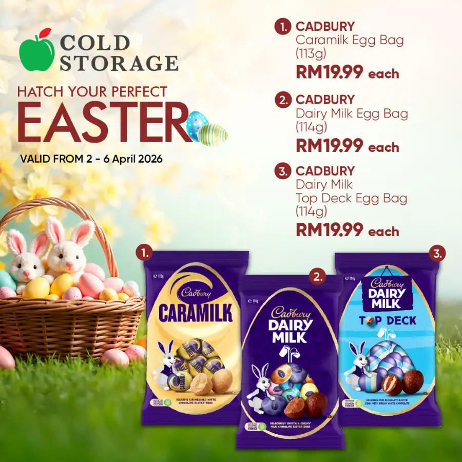 Cold Storage Malaysia Easter Sale | Ends 6 Apr