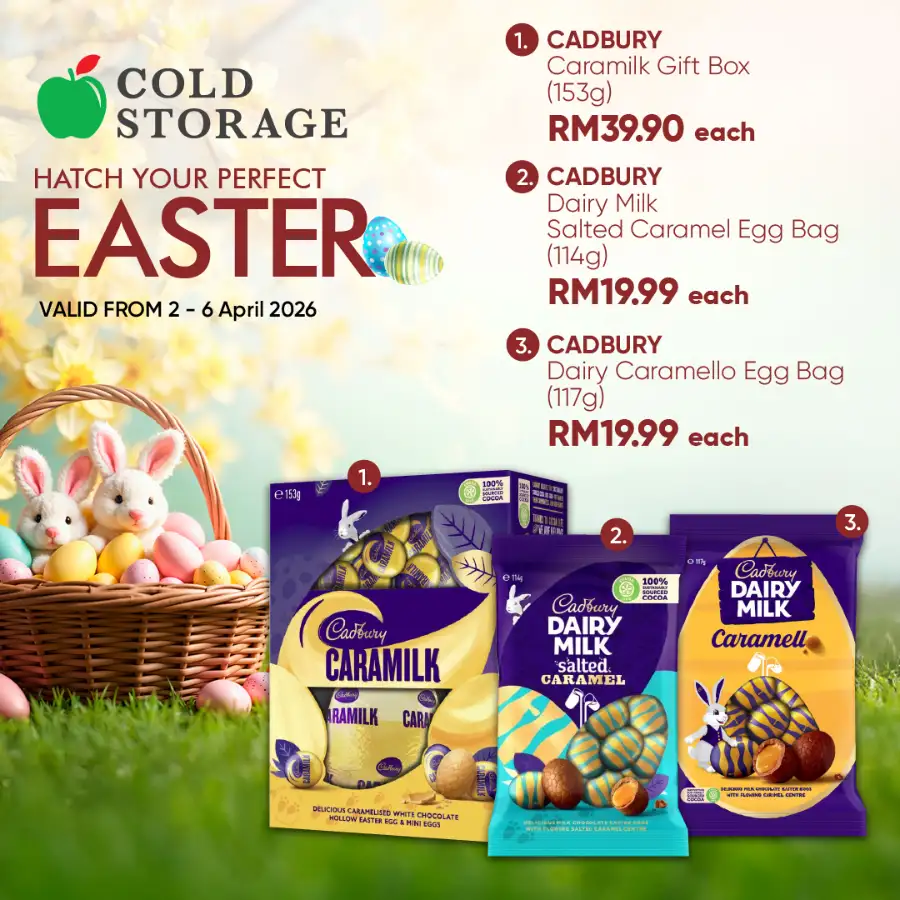 Cold Storage Malaysia Easter Sale | Ends 6 Apr