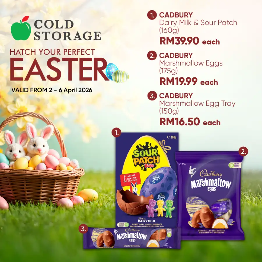 Cold Storage Malaysia Easter Sale | Ends 6 Apr
