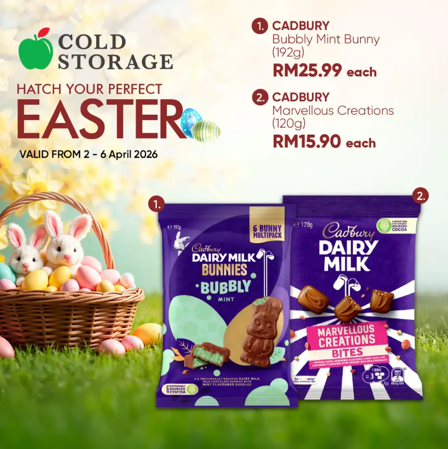 Cold Storage Malaysia Easter Sale | Ends 6 Apr