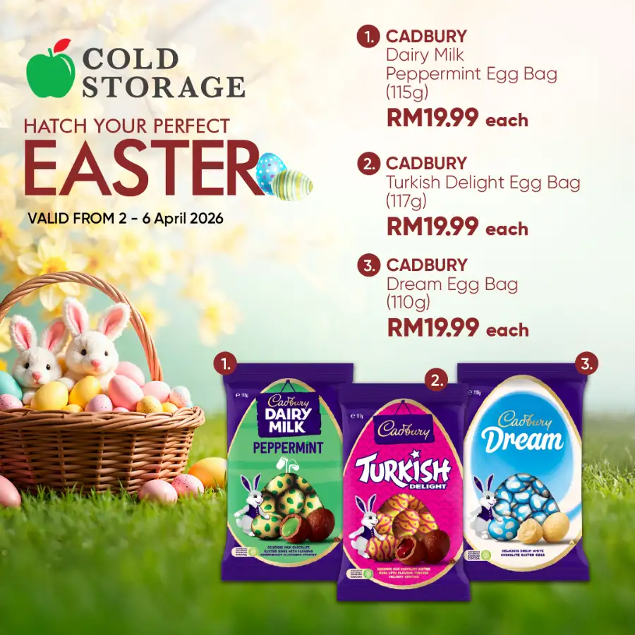 Cold Storage Malaysia Easter Sale | Ends 6 Apr