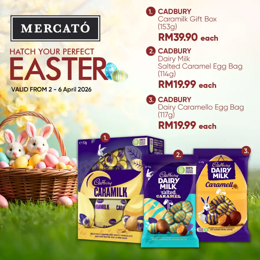 Mercato Malaysia Easter Sale | Ends 6 Apr