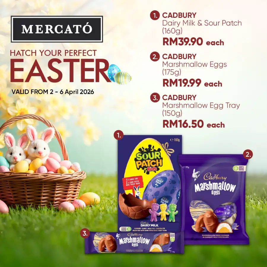 Mercato Malaysia Easter Sale | Ends 6 Apr