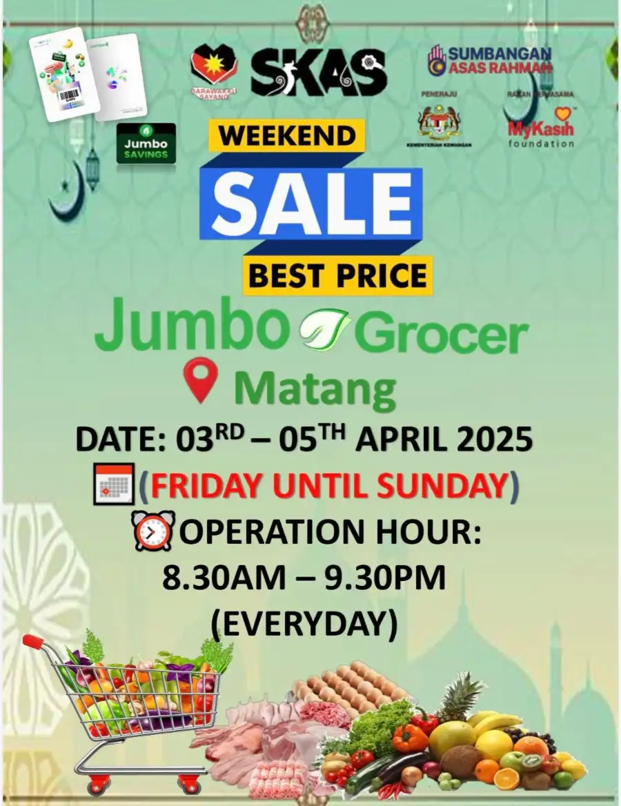 Jumbo Grocer Matang Weekend Sale | Ends 5 Apr