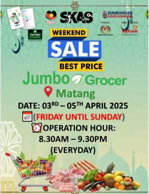 Jumbo Grocer Matang Weekend Sale | Ends 5 Apr In Jumbo Grocer Sarawak