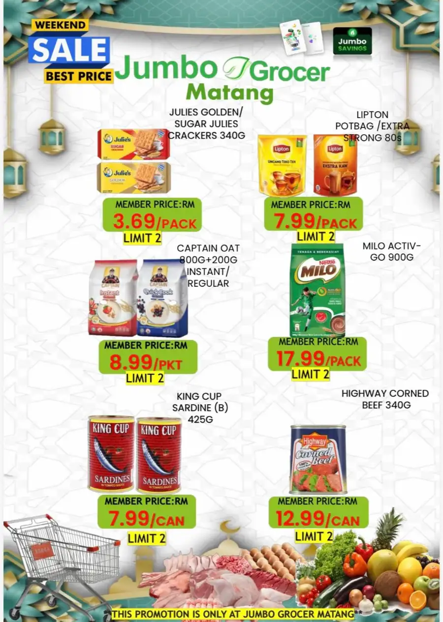 Jumbo Grocer Matang Weekend Sale | Ends 5 Apr