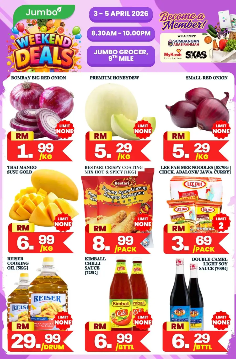 Jumbo Grocer 9th Mile Weekend Deals | Ends 5 Apr