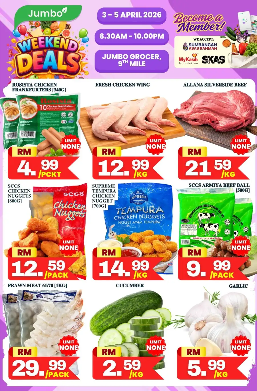 Jumbo Grocer 9th Mile Weekend Deals | Ends 5 Apr