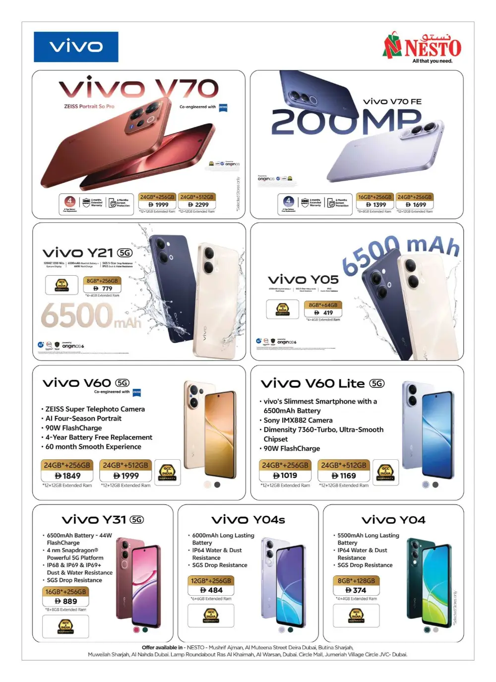 Nesto Sharjah & Dubai Gadget Galaxy | Ends April 15