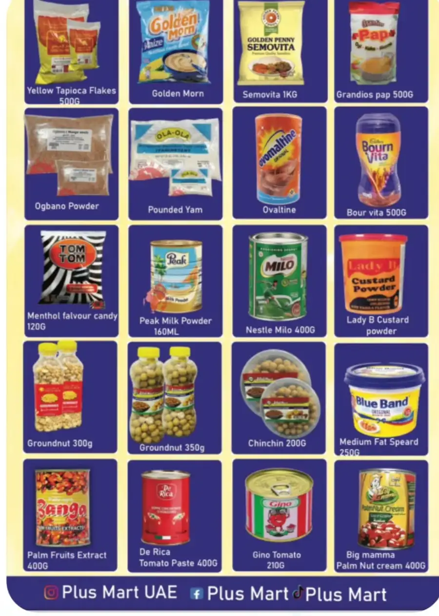 Plus Mart Sharjah | African Food & Grocery Store Al Wahda Street