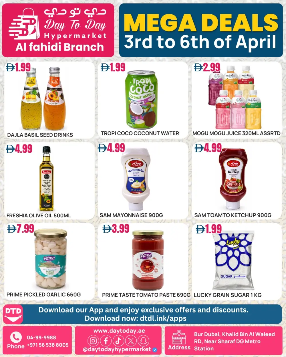 Day To Day Al Fahidi Mega Deals | Ends April 06
