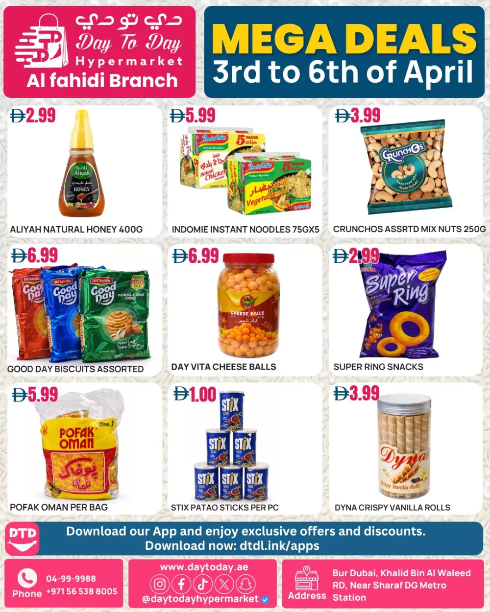 Day To Day Al Fahidi Mega Deals | Ends April 06