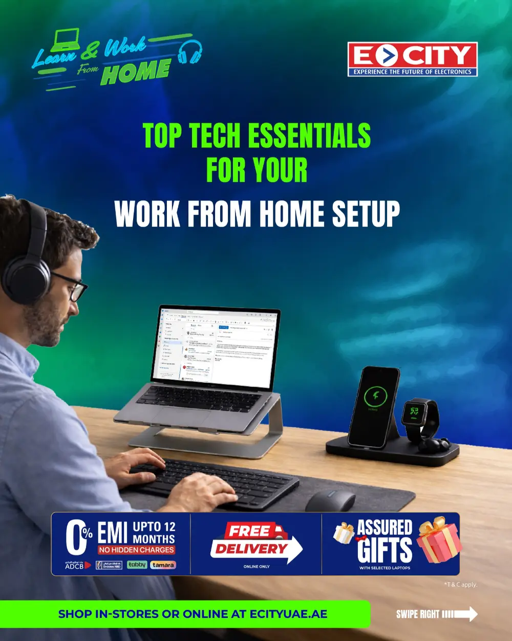 ECity UAE Work From Home Offers | 0% EMI & Free Delivery