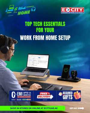 ECity UAE Work From Home Offers | 0% EMI & Free Delivery In Ecity Electronics Dubai,Abu Dhabi,Sharjah / Ajman