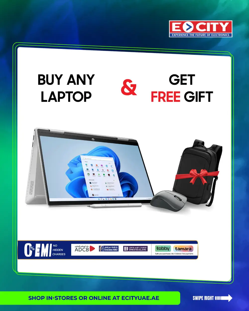 ECity UAE Work From Home Offers | 0% EMI & Free Delivery
