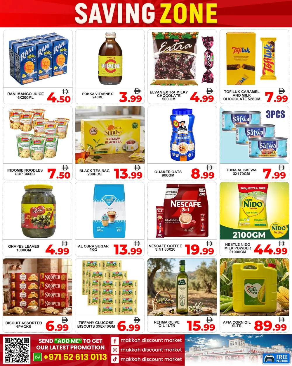 Makkah Market Saving Zone Deals | Ends April 05