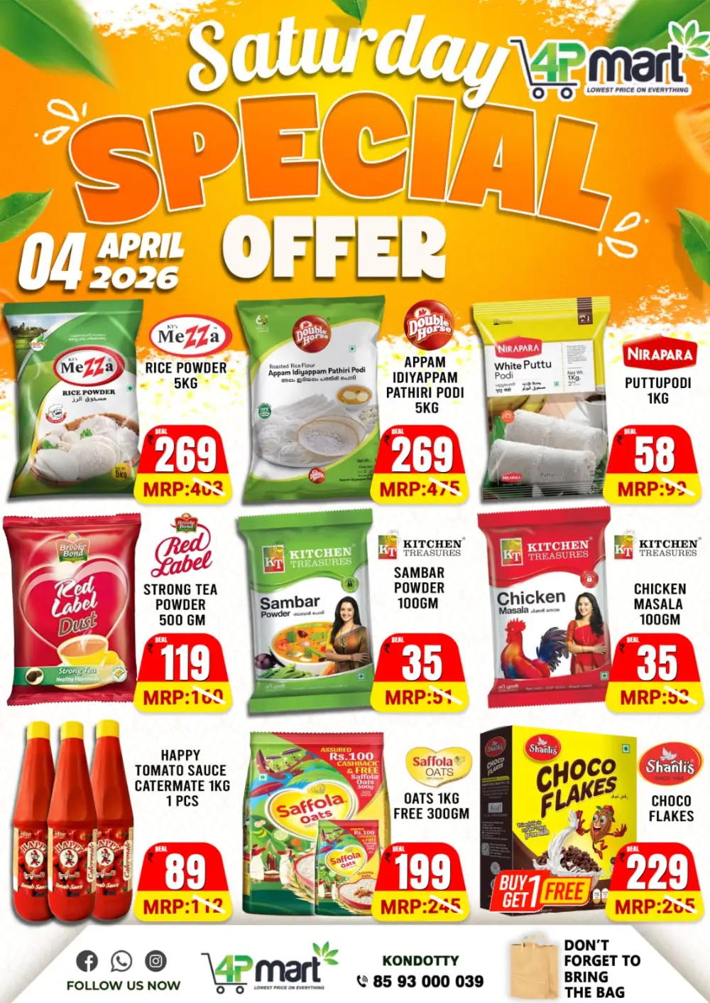 Saturday Special Offer