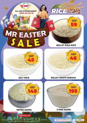 MR Easter Sale In MR Hypermarket Calicut