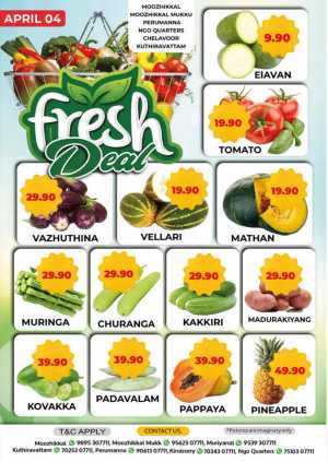 Fresh Deals In MR Hypermarket Calicut