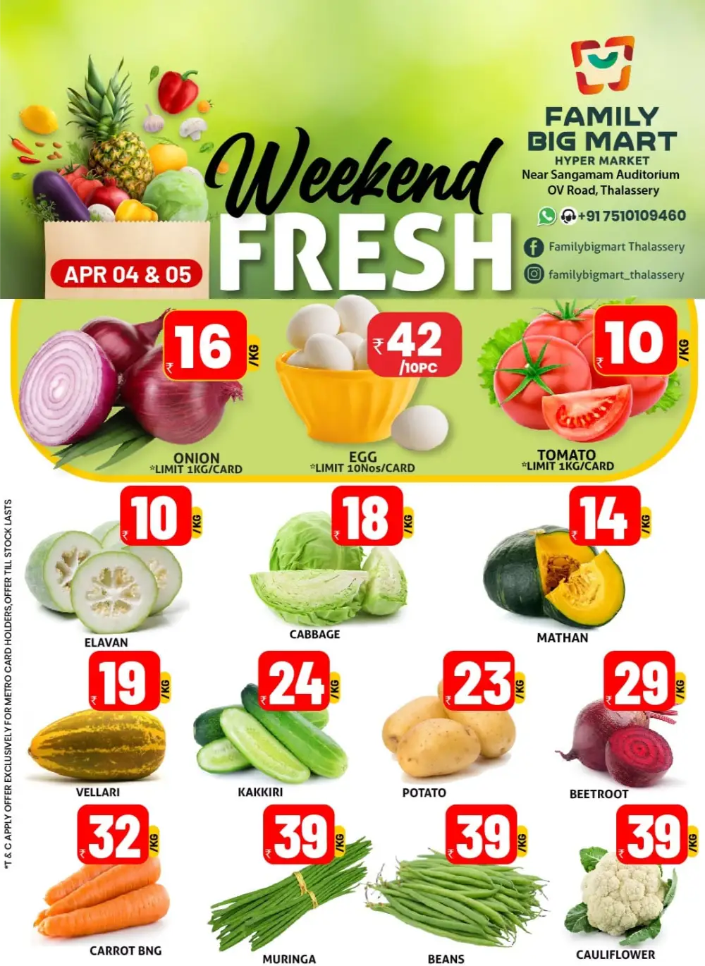 Weekend Fresh Deals