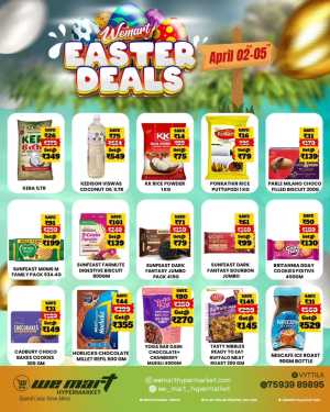 Easter Deals In We Mart Hypermarket Ernakulam