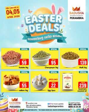 Easter Deals In Badusha Hypermarket Calicut