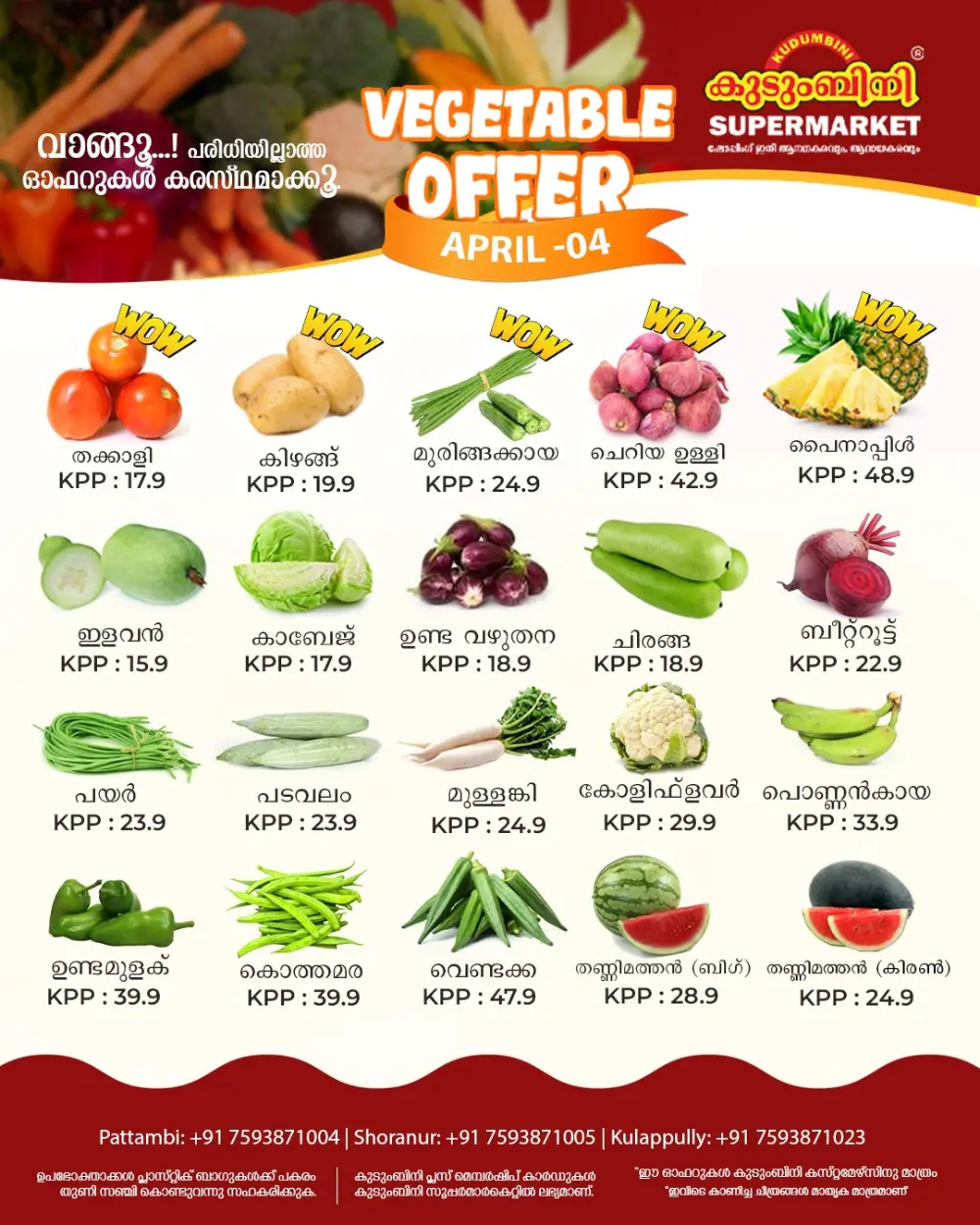 Vegetable Offer