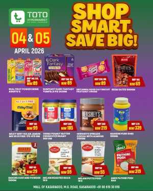 Shop Smart, Save Big In TOTO Hypermarket Kasaragod