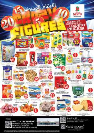 Nesto Shabiya 9 Crazy Figures Deals | Ends April 05 In Nesto Hypermarket Abu Dhabi