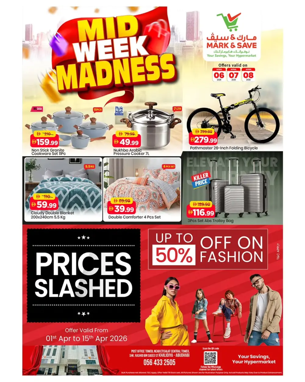 Mark & Save Abu Dhabi Mid Week Madness | Ends April 08