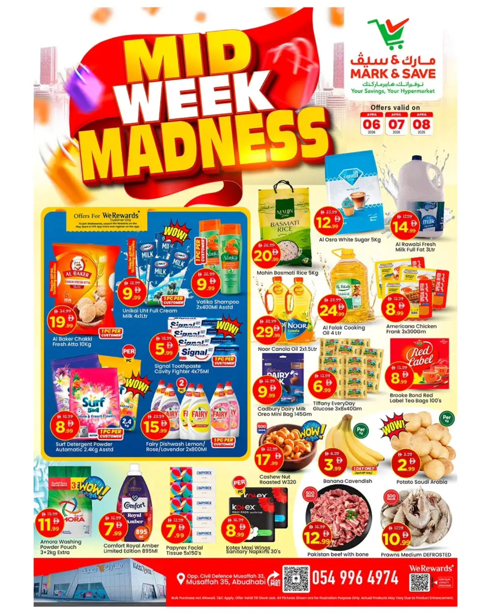 Mark & Save Musaffah Midweek Madness | Ends 08 April