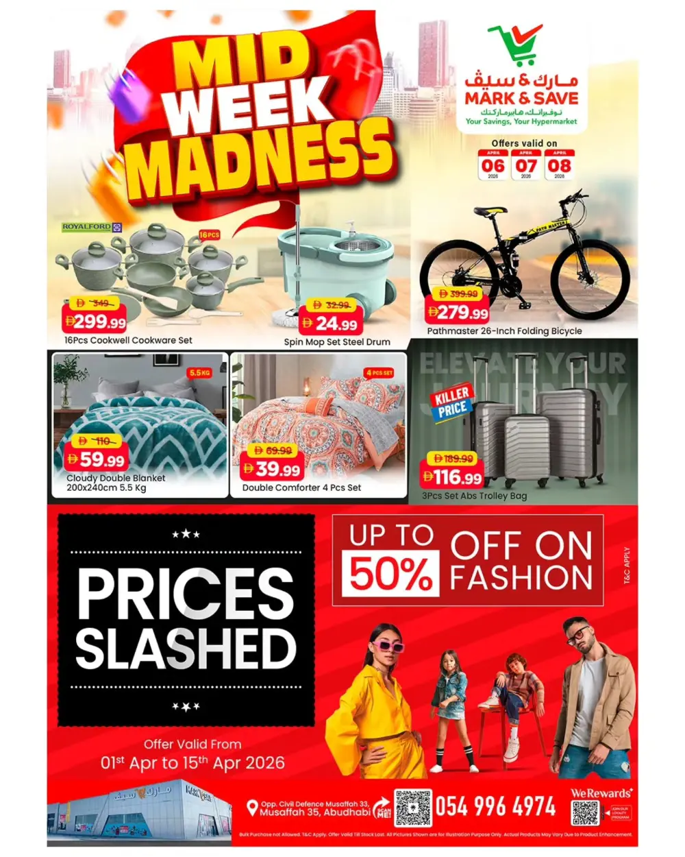 Mark & Save Musaffah Midweek Madness | Ends 08 April