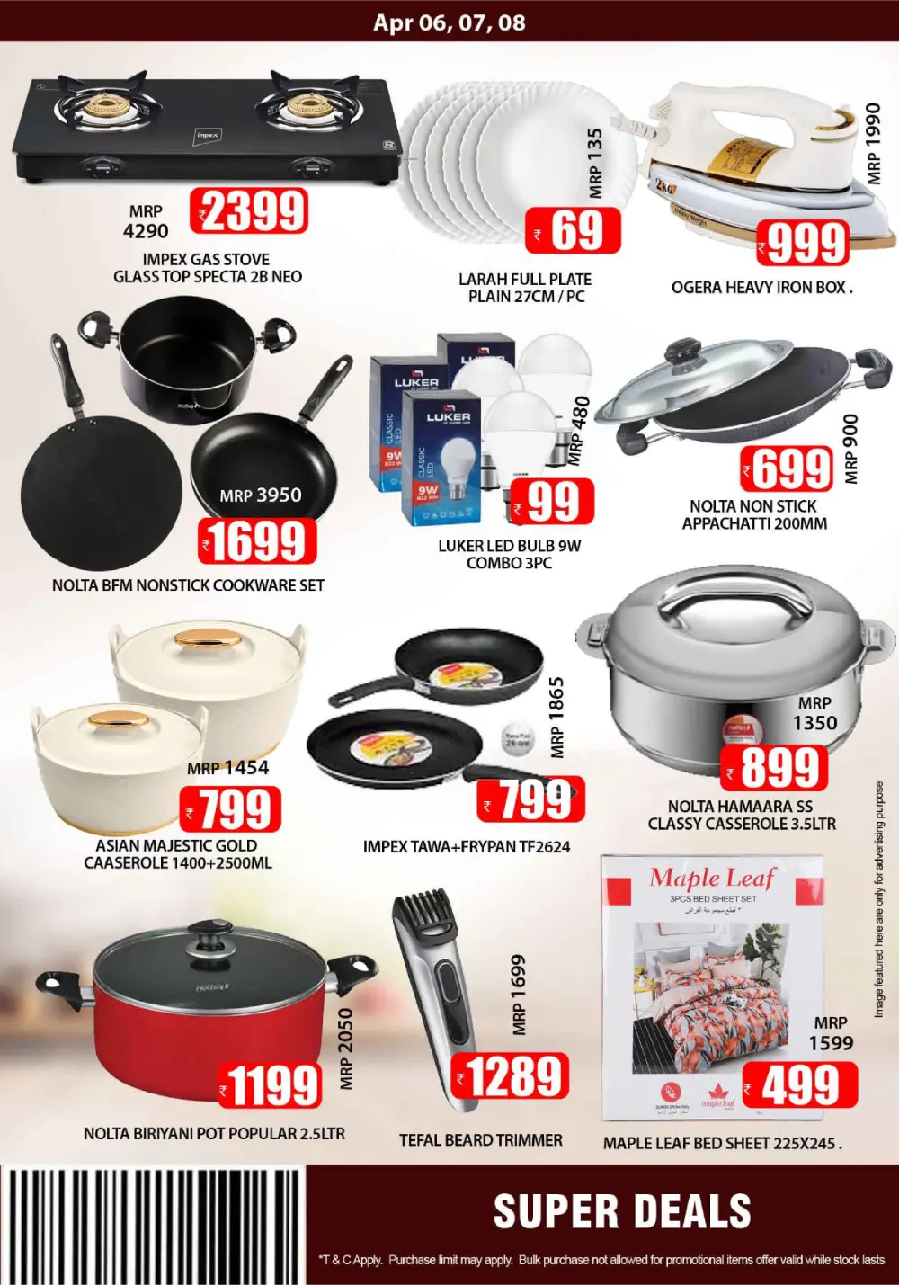 Smile Hypermarket Varam Super Deal | Ends Apr 08