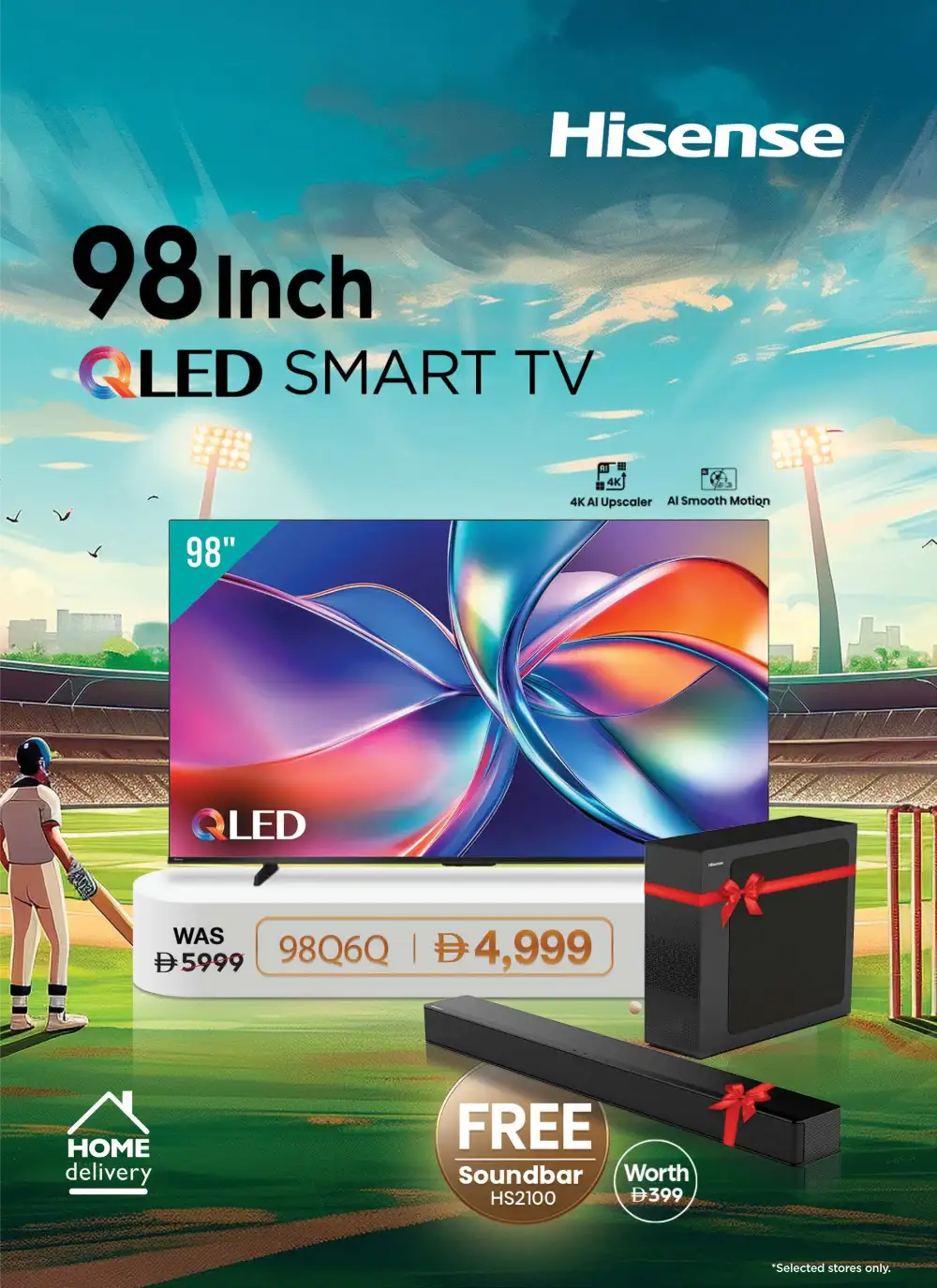 Nesto Hypermarket UAE - Bigger TV Bigger Match Offer