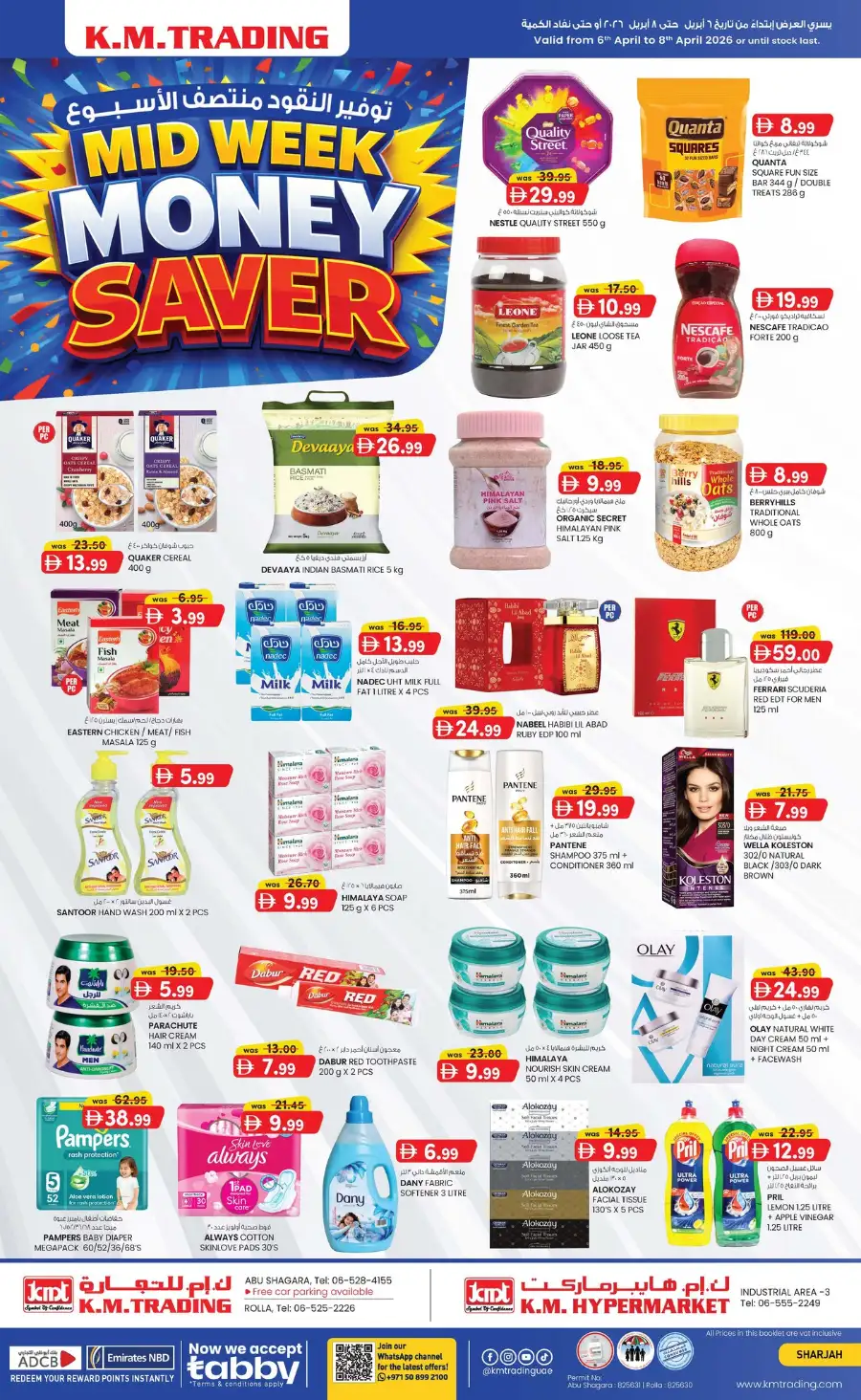 K.M. Trading Sharjah Midweek Money Saver - April 2026