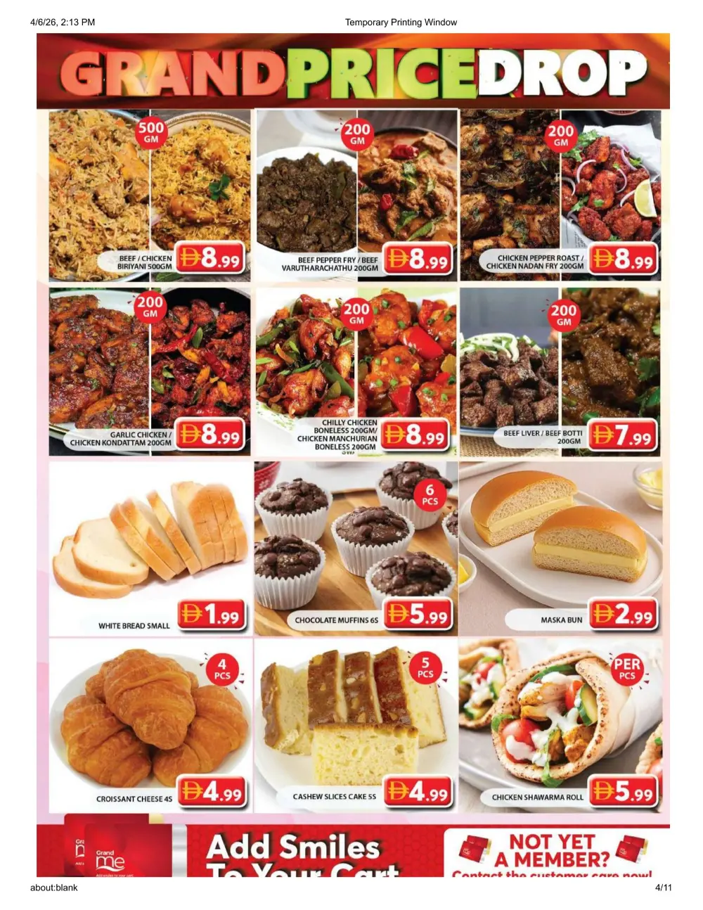 Grand Mall Sharjah | Grand Price Drop | Ends Wednesday