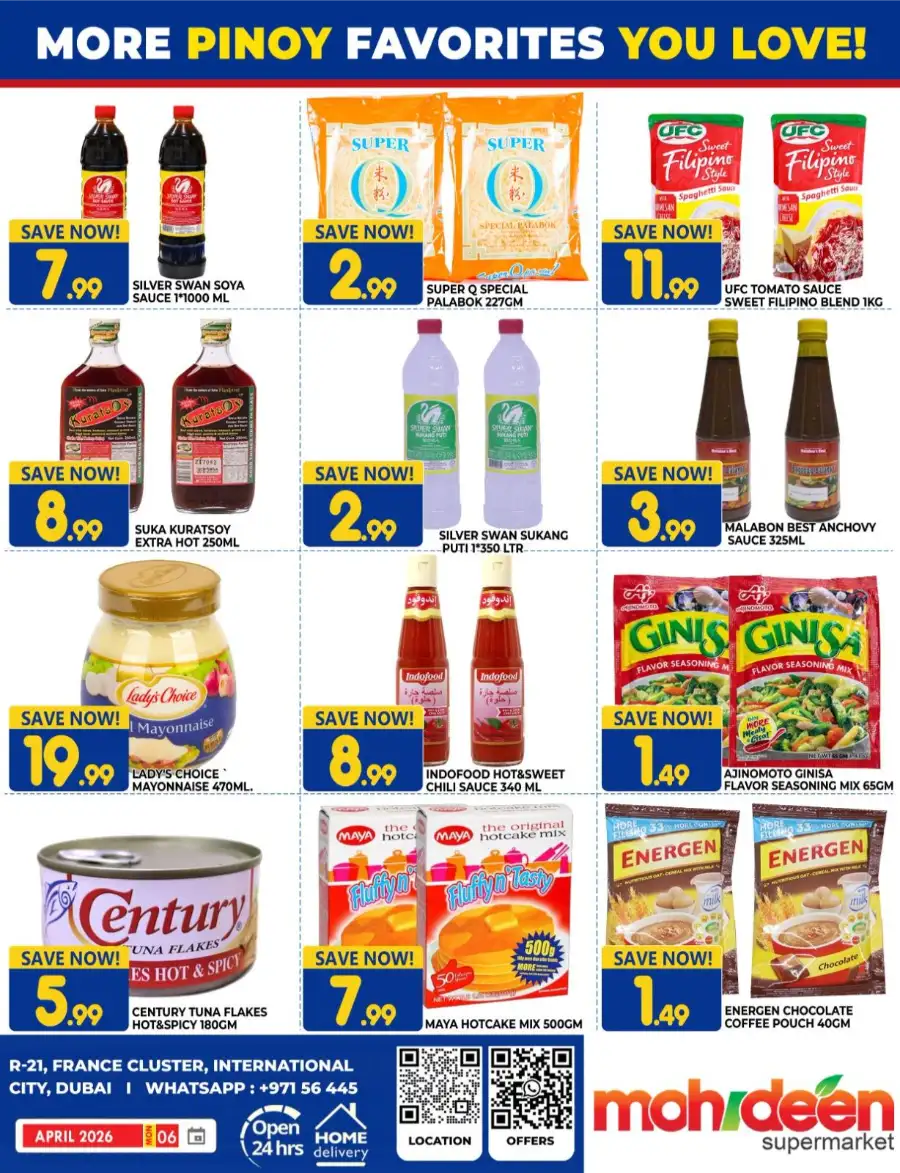 Mohideen Supermarket Dubai Pinoy Monday Deals - April 2026