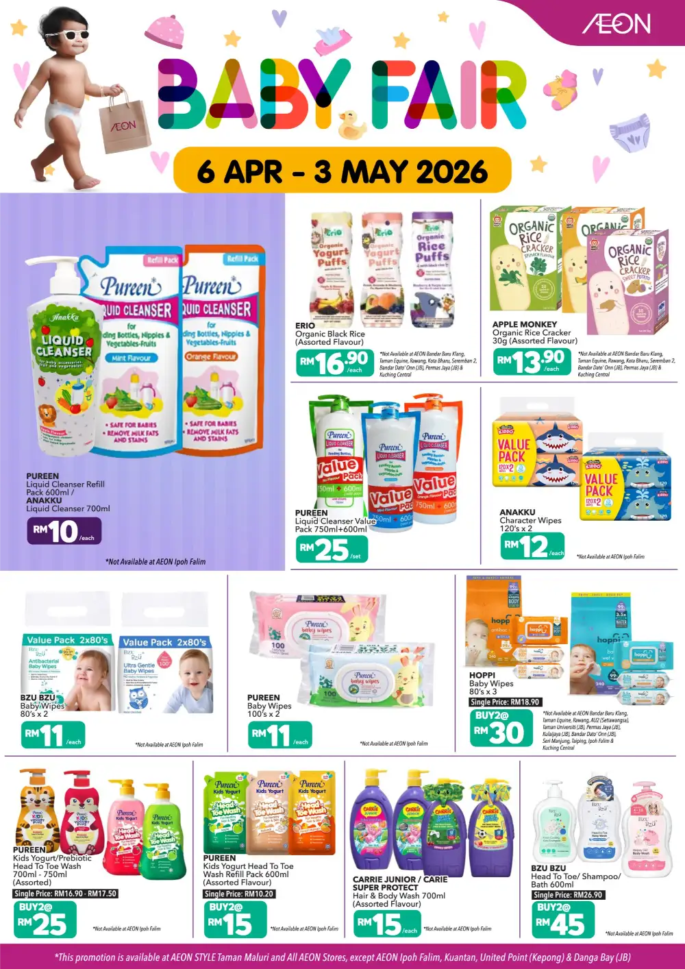 AEON Malaysia Baby Fair 2026 – Big Savings on Essentials