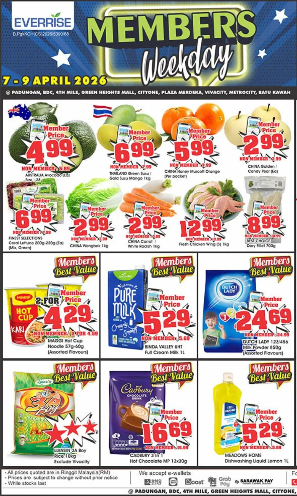 Everrise Kuching Members Weekday Sale – Fresh Savings