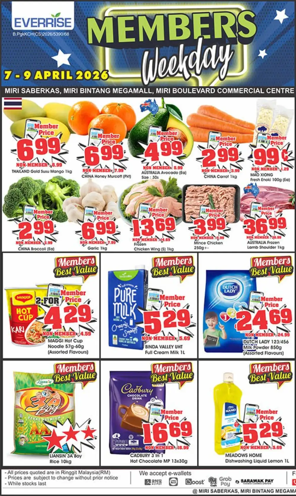 Everrise Miri Members Weekday Sale – Fresh Grocery Deals
