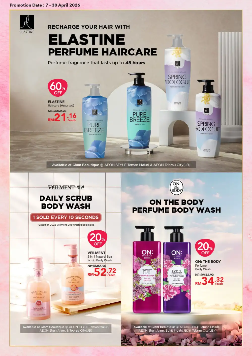 AEON Malaysia Fresh Beauty Picks – Seasonal Glow Deals