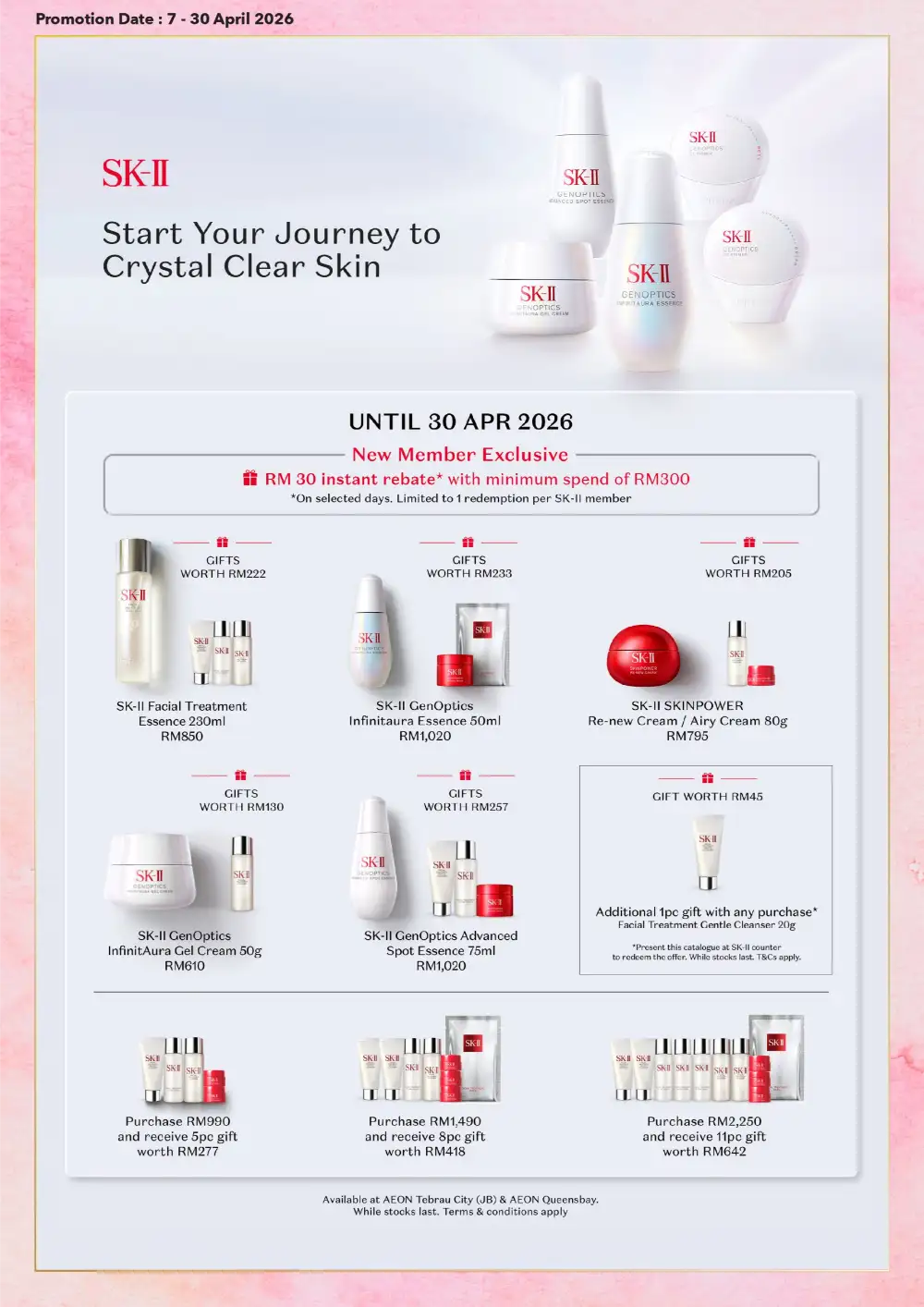 AEON Malaysia Fresh Beauty Picks – Seasonal Glow Deals