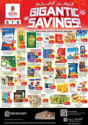 Nesto Abu Dhabi | Gigantic Savings Offers at Musaffah M-26 April 6-8 In Nesto Hypermarket Abu Dhabi