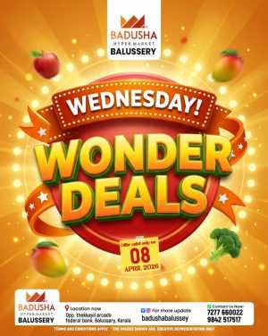 Wednesday wonder deals In Badusha Hypermarket Calicut