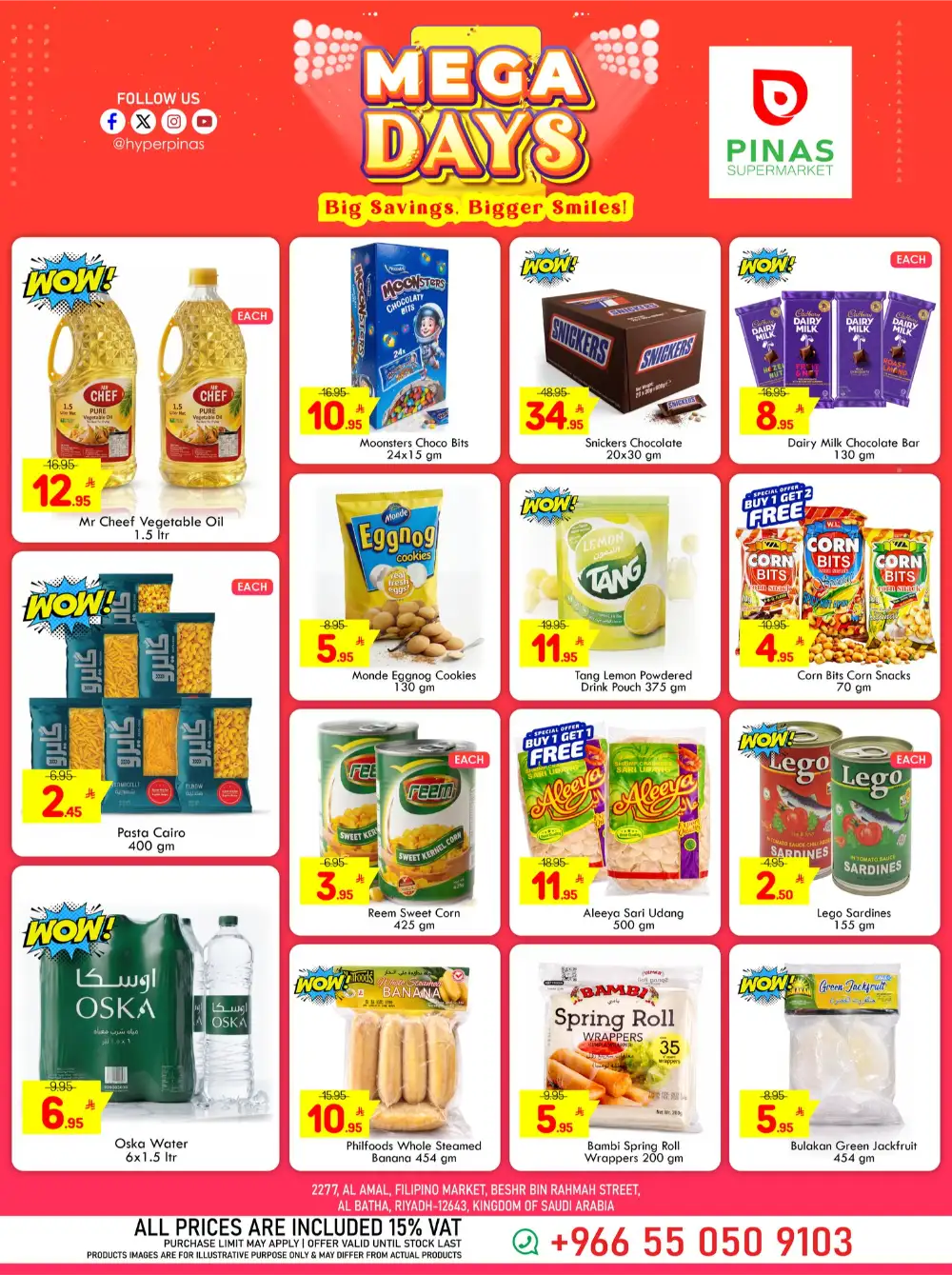 PINAS Supermarket Riyadh Mega Days - Big Savings & Offers