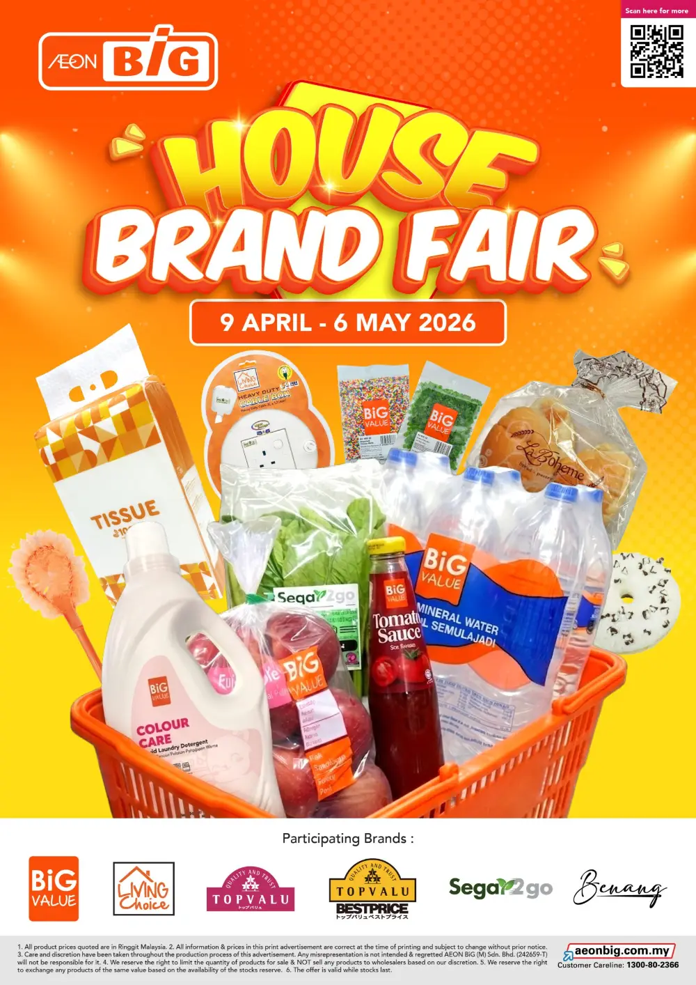 AEON BiG Malaysia House Brand Fair | Ends 06 May