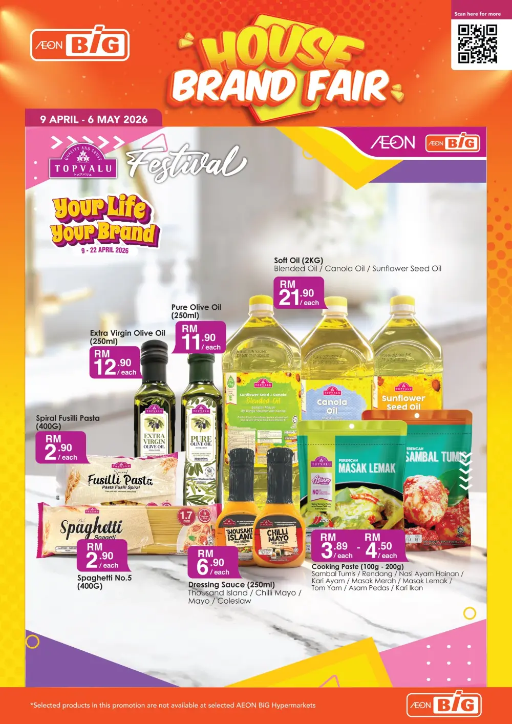 AEON BiG Malaysia House Brand Fair | Ends 06 May