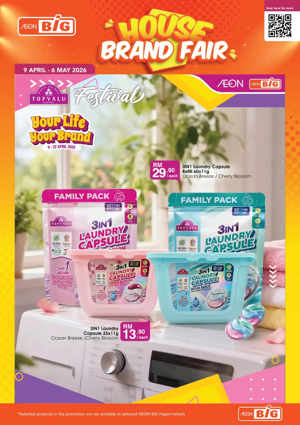 AEON BiG Malaysia House Brand Fair | Ends 06 May