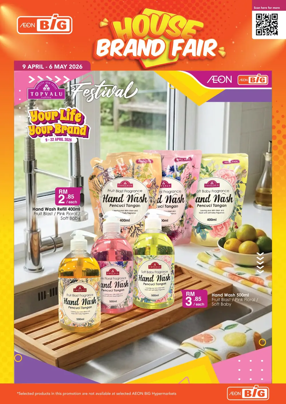 AEON BiG Malaysia House Brand Fair | Ends 06 May